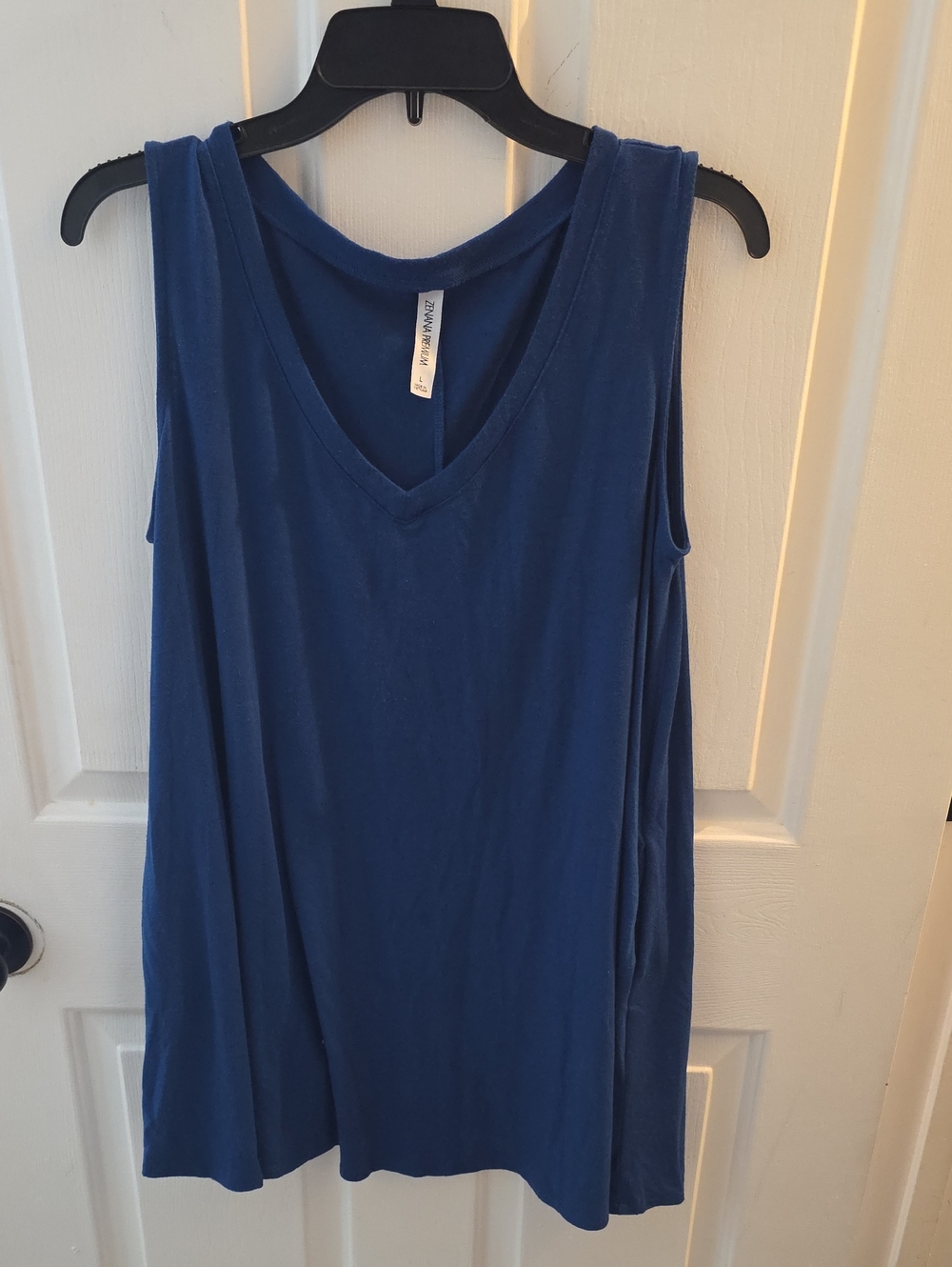 Women’s V-Neck Sleeveless Tank Top - Royal Blue